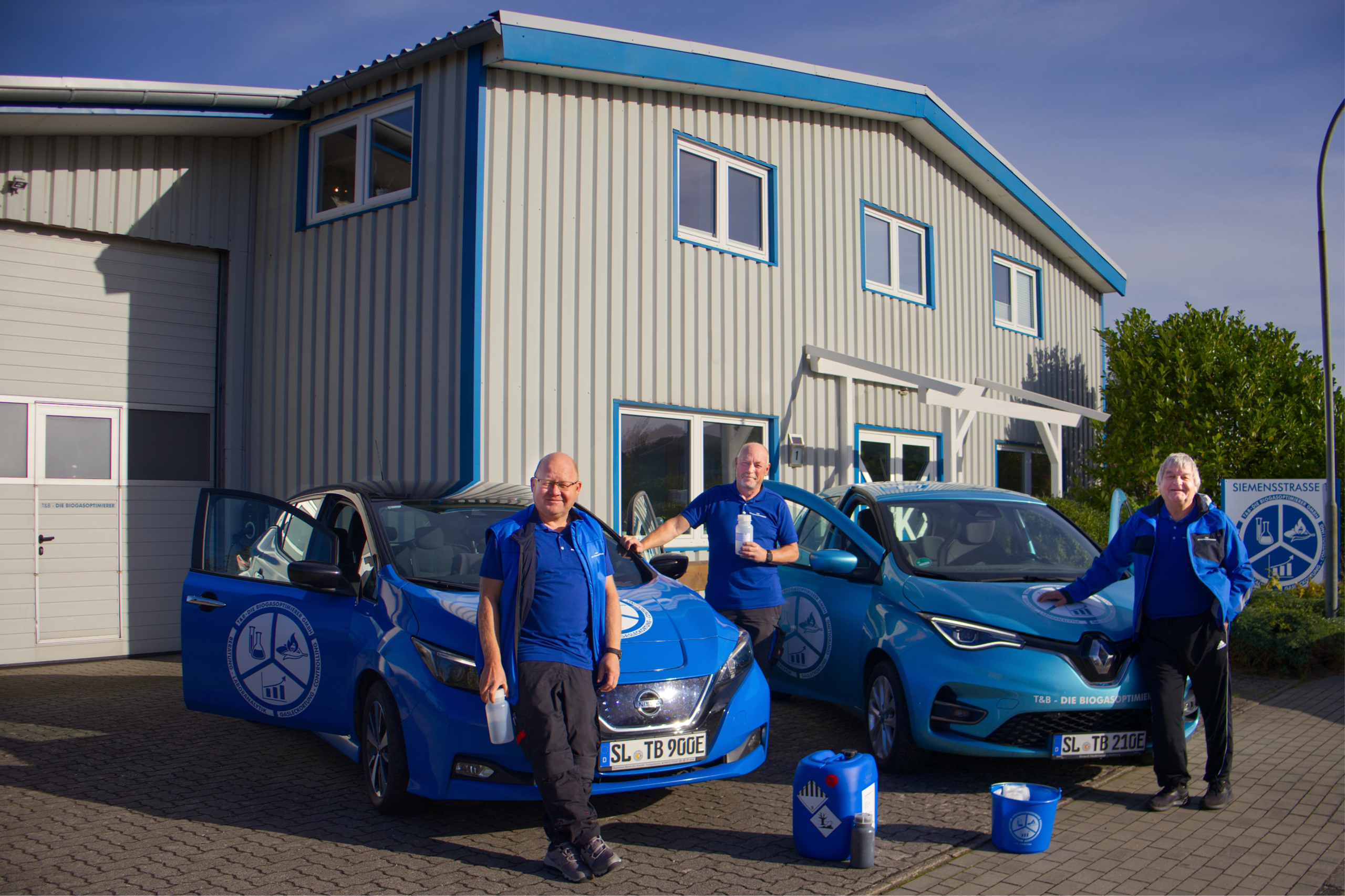 Unser erfahrenes Fahrerteam für die Probenabholung